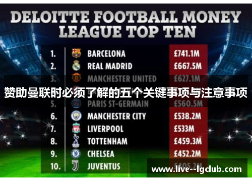 赞助曼联时必须了解的五个关键事项与注意事项